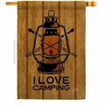 Patio Trasero Love Camping Outdoor 28 x 40 in. Double-Sided Vertical House Flags for Decoration Banner Garden PA3903912